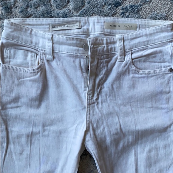 Pilcro and Letterpress White Jean in Tall 28 - Picture 2 of 3